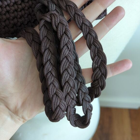 Brown Shell and Bead Crossbody Bag - Picture 6 of 6